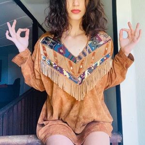 Vintage 90s Western Navajo Blouse